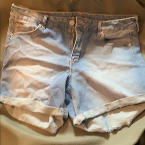 Blue jean shorts